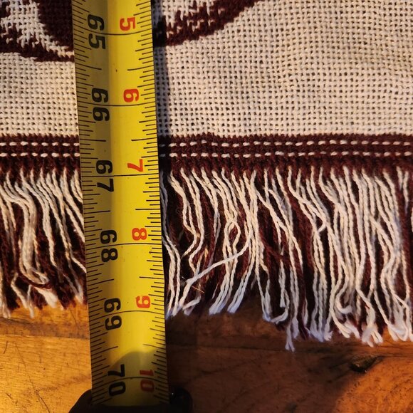 Vintage 1991 LTD Commodities Christmas Tapestry Blanket 50" X 73" Cotton Made In - Picture 3 of 5